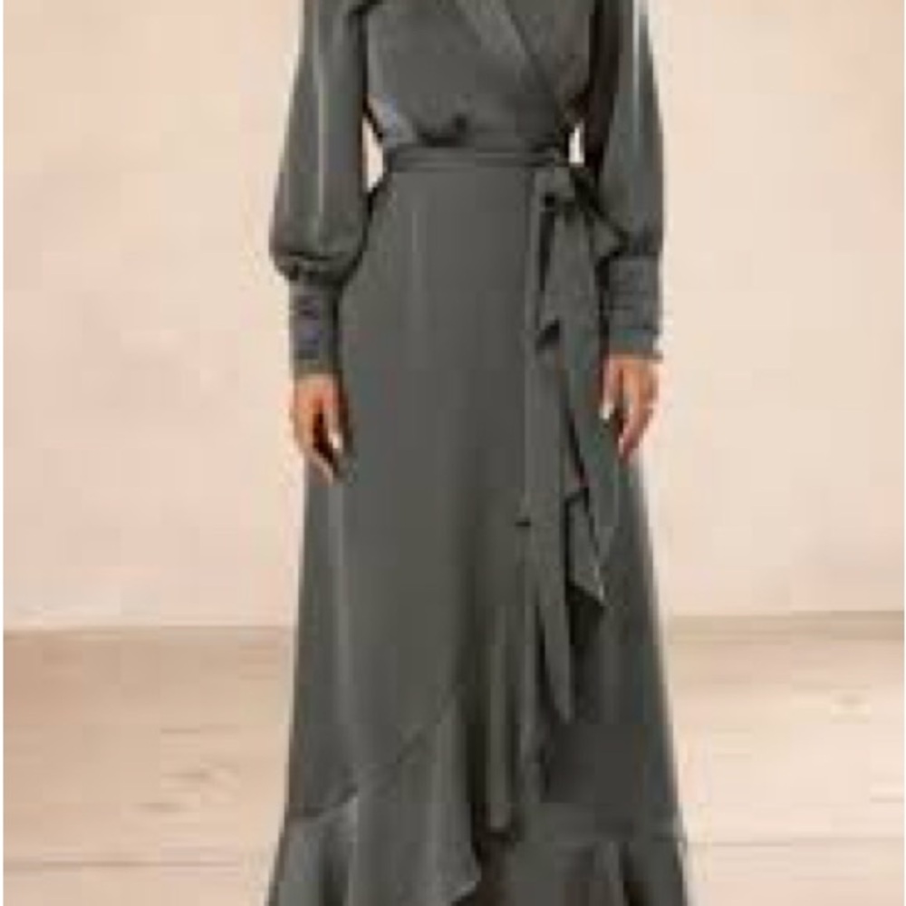 Veiled collection Sage Wrap Dress